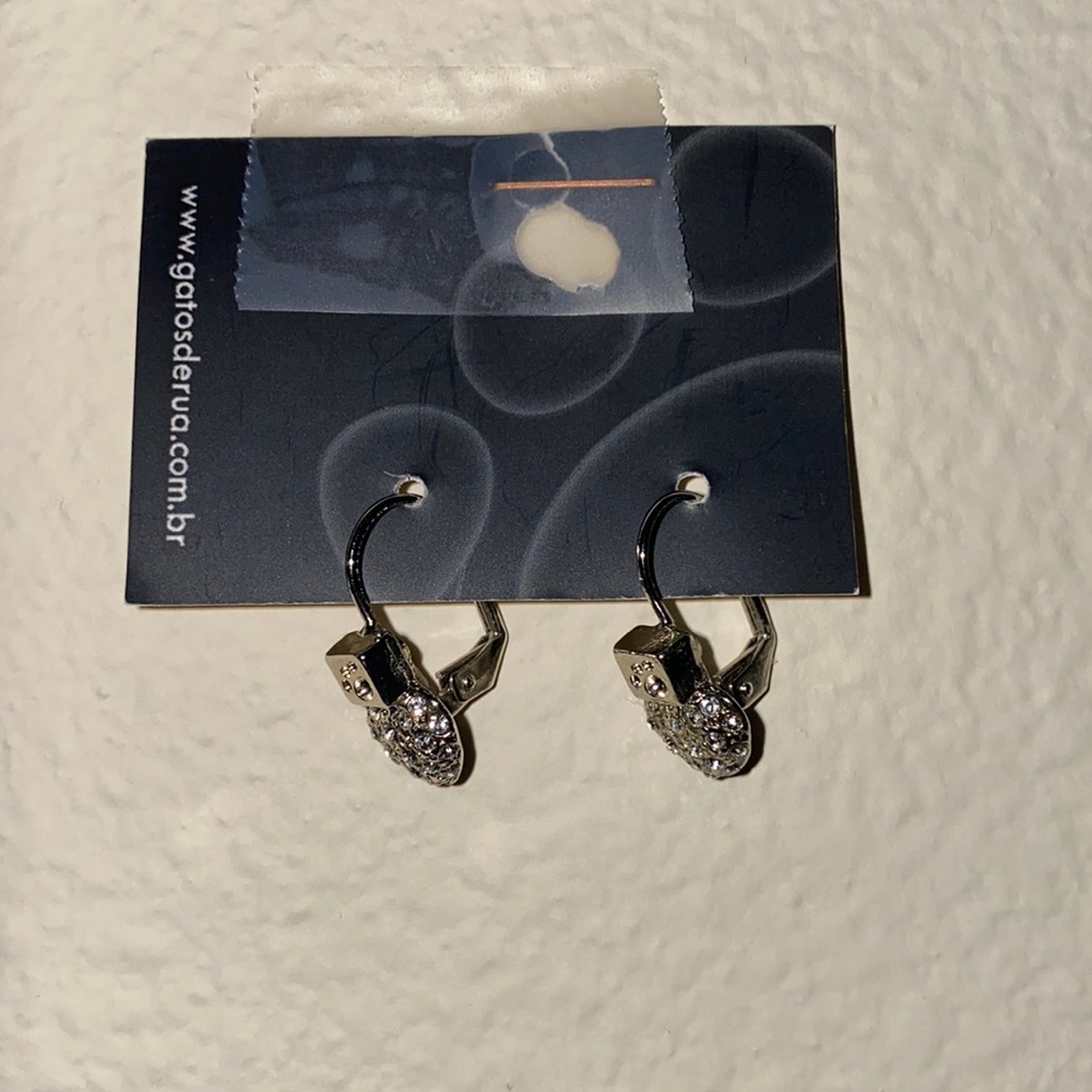 Heart shaped earrings straight from Brazil